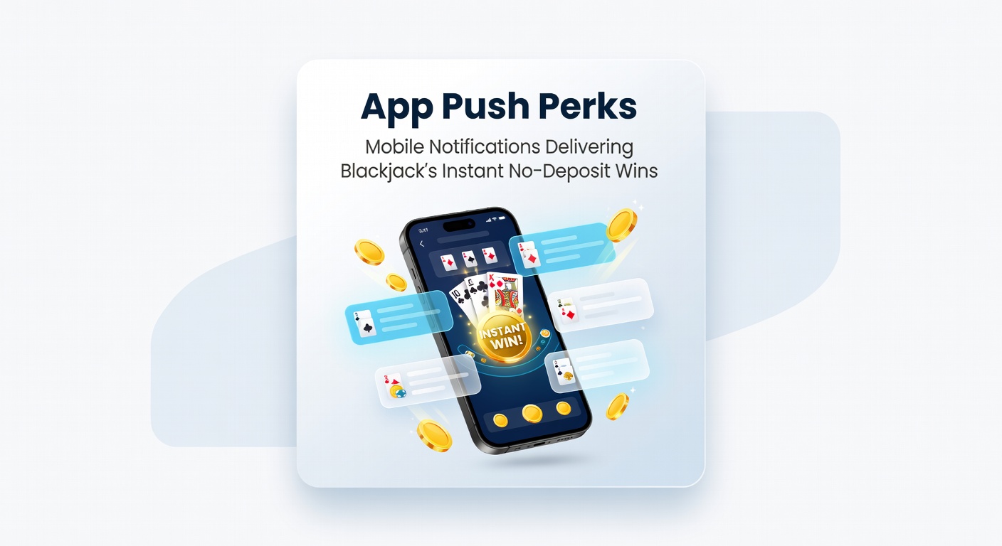 Close-up of diverse push notifications on a smartphone, highlighting blackjack bonus alerts with chip icons and claim buttons